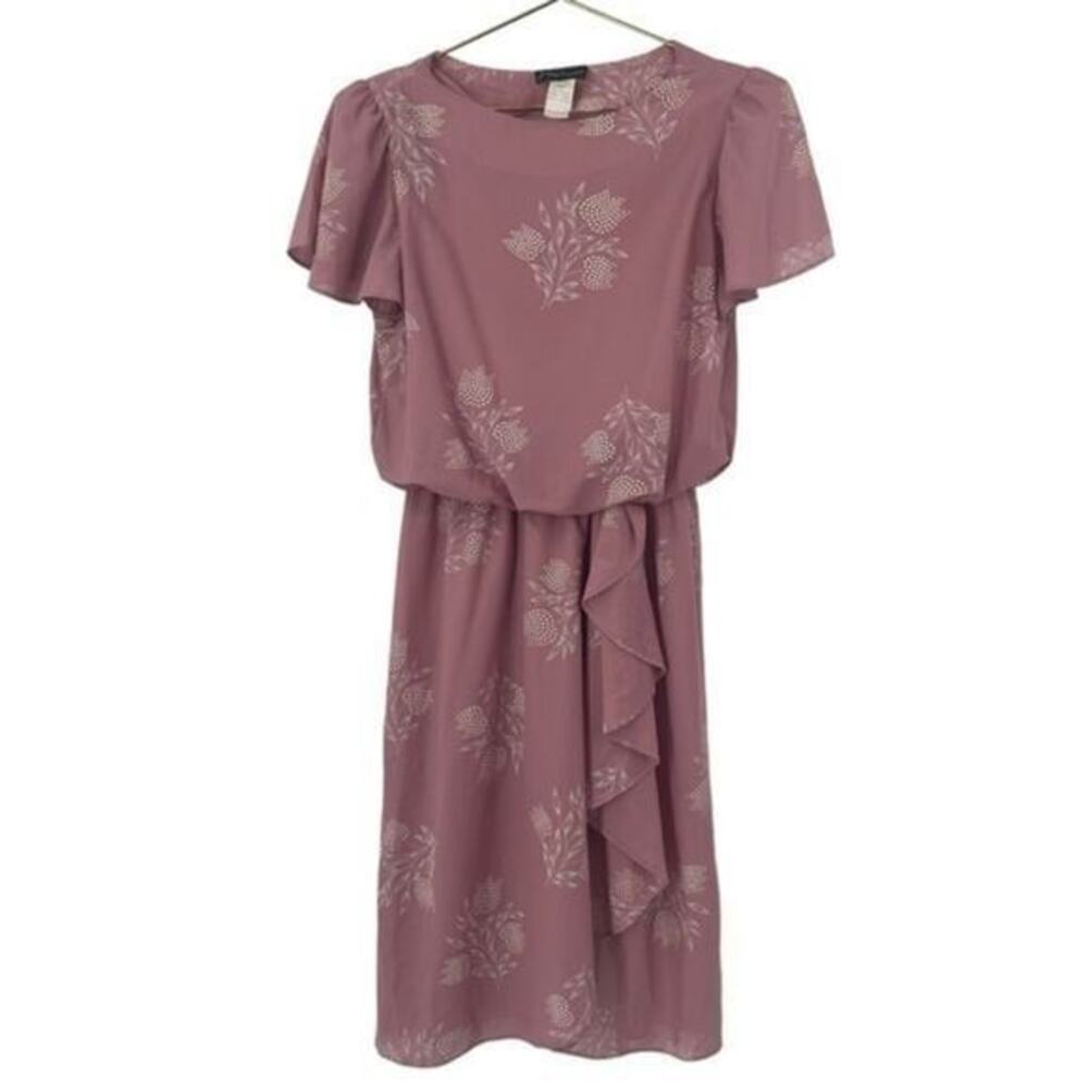 Vintage Jenny Petites Pink Dress 80s